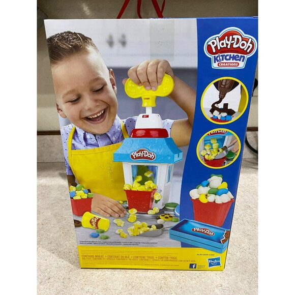 Play-Doh Kitchen Creations Popcorn Party Play Food Set with 6 Non-Toxic Cans - Picture 2 of 4